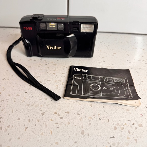 Vivitar PS:35 Auto Focus 35mm Point & Shoot Film Camera With Manual - Picture 1 of 6